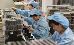 Dans une usine à Nanjing en Chine, le 19 octobre 2020.