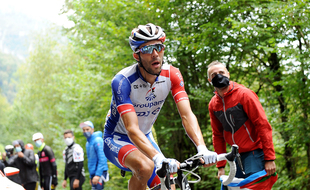 Thibaut Pinot lors de la 9e étape du Tour de France 2020.