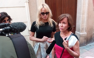 Pamela Anderson et la présidente de l'Alliance anticorrida.