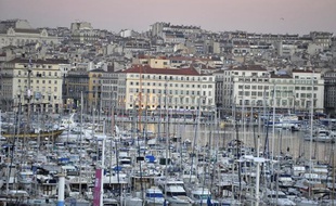 Le port de Marseille.