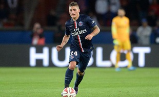 Marco Verratti lors du match entre le PSG et Saint-Etienne le 31 août 2014.