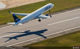 Le premier A321 assemblé aux Etats-Unis a été livré lundi à la compagnie JetBlue.