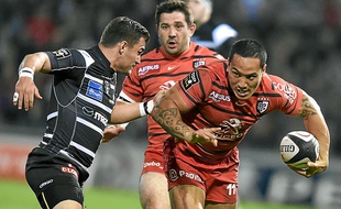Hosea Gear a inscrit le seul essai toulousain, samedi contre Brive.