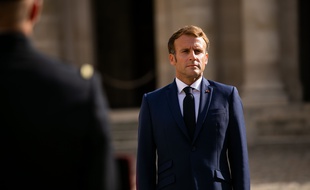 Le président de la République Emmanuel Macron.