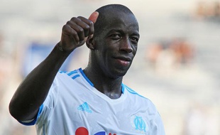 Le défenseur de l'OM, Souleymane Diawara, lors d'un match au stade Vélodrome, le 17 août 2013 contre Evian.