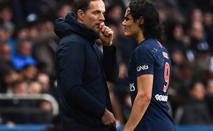 Cavani aura du mal à tenir son rang contre Man U.