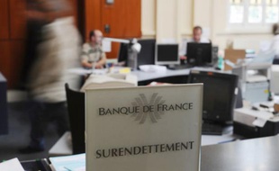 Les locaux de la branche surendettement de la Banque de France, le 12 octobre 2009.