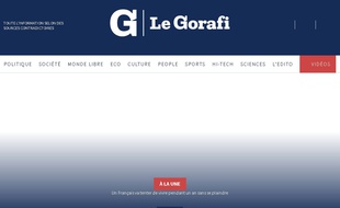 La nouvelle homepage du site Le Gorafi.