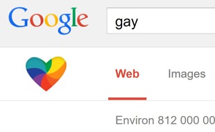 Le easter egg LGBT de Google.