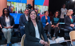 Anne Hidalgo sur le plateau de LCI, le 4 mars 2020.