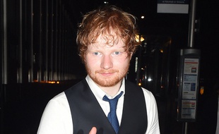 Le chanteur Ed Sheeran à Londres