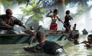 Le jeu vidéo «Dead Island Riptide», où des survivants tentent d'échapper à des zombies.