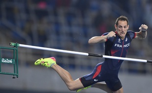 Renaud Lavillenie a terminé deuxième des JO de Rio, le 15 août 2016.
