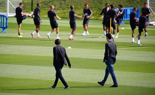Leonardo et Nasser al-Khelaifi au Camp des Loges