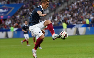 Antoine Griezmann lors de France-Belgique le 7 juin 2015.