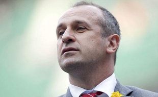 Philippe Saint-André, manager de l'équipe de France de rugby, photo prise le 15 mars 2014.