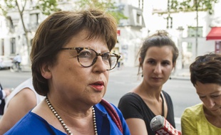 Martine Aubry à Paris, en juillet.
