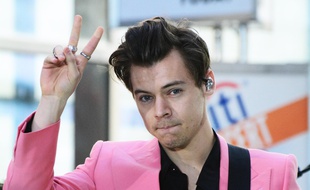 Le chanteur Harry Styles à New York