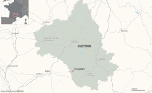 Le village de Coupiac, dans l'Aveyron.