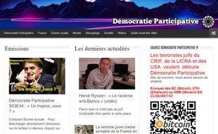 Capture de la page d'accueil du site «Démocratie Participative», le 07 novembre 2018.