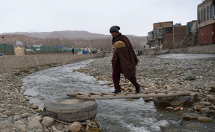Un homme de la communauté hazara à Bamiyan, le 13 mars 2021.