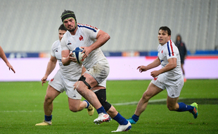Alldritt et les Bleus lors de France-Ecosse au Stade de France, le 26 mars 2021.