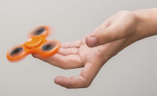 Un orang-outan du zoo de Vienne joue au hand-spinner