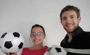 Agathe et Jean-Baptiste, à l'origine de Ballons&Co