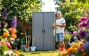 Envie d’un rangement solide pour le jardin ? L’armoire métal Biohort gris quartz perd plus de 100 € chez Castorama (594,92 € au lieu de 699,90 €)