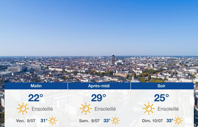 Météo Nantes: Prévisions du jeudi 7 juillet 2022