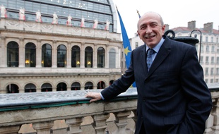 Le maire de Lyon, Gérard COLLOMB (PS), le 4 février 2013. CYRIL VILLEMAIN/20 MINUTES