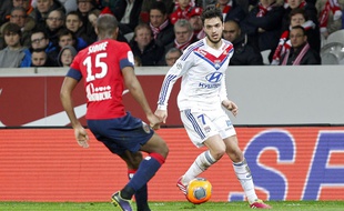 Clément Grenier, ici lors du nul (0-0) entre Lille et Lyon le 23 février 2014, n'a pour l'instant disputé que 14 minutes face à l'Astra Giurgiu (1-2 en août) cette saison.