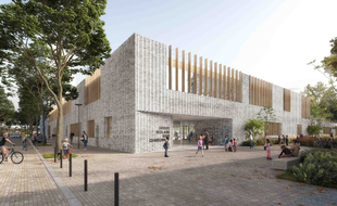 La future école du quartier Baud-Chardonnet ouvrira à la rentrée 2023.