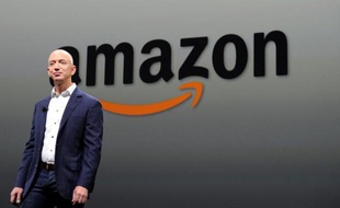 Jeff Bezos, le PDG de la société Amazon, le 6 septembre 2012 à Santa Monica, en Californie