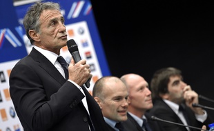 Guy Novès, nouveau sélectionneur du XV de France, le 13 novembre 2015, à Marcoussis.