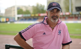 L'entraîneur du Stade Français, Jacques Delmas, le 6 octobre 2009 à Paris.