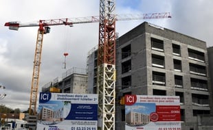 Un immeuble en construction à Toulouse (image d'illustration).