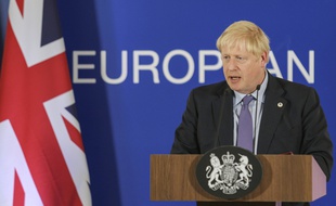 Boris Johnson à Bruxelles, le 18 octobre 2019.
