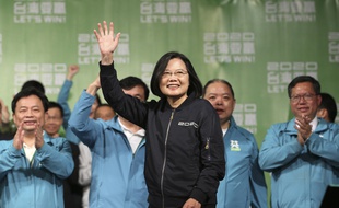 La présidente réélue de Taïwan, Tsai Ing-wen.