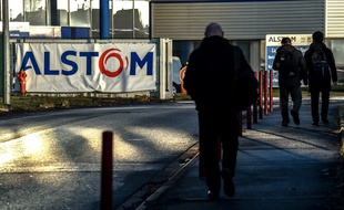 Des salariés d'Alstom sur le site de Petite-Forêt (image d'illustration).