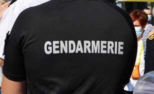 Un gendarme. (illustration)