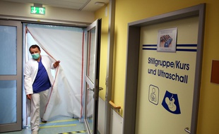 Dans un hôpital de Magdebourg en Allemagne. (illustration)