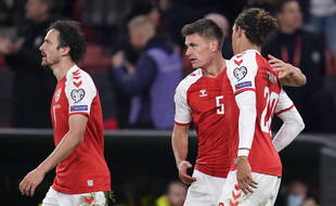 Les Danois se sont qualifiés pour la Coupe du monde 2022 après un parcours parfait, le 12 octobre 2021.