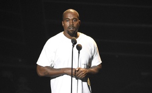 Le rappeur Kanye West aux MTV Video Music Awards à New York, le 28 août 2016.