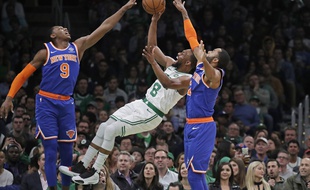 Les Celtics face aux Knicks
