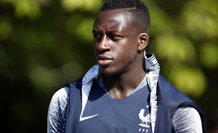 Benjamin Mendy à Clairefontaine, le 24 mai 2018.