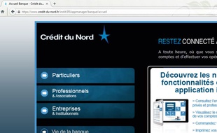 Le portail internet du Crédit du Nord