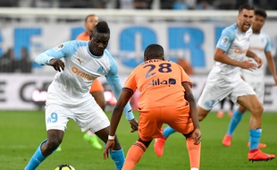 Mario Balotelli lors d'OM-OL, le 12 mai 2019 à Marseille.