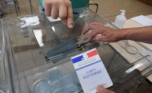 (Illustration) Un électeur vote au premier tour des élections départementales et régionales, dimanche 20 juin.