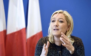 La présidente du FN Marine Le Pen le 7 novembre 2014